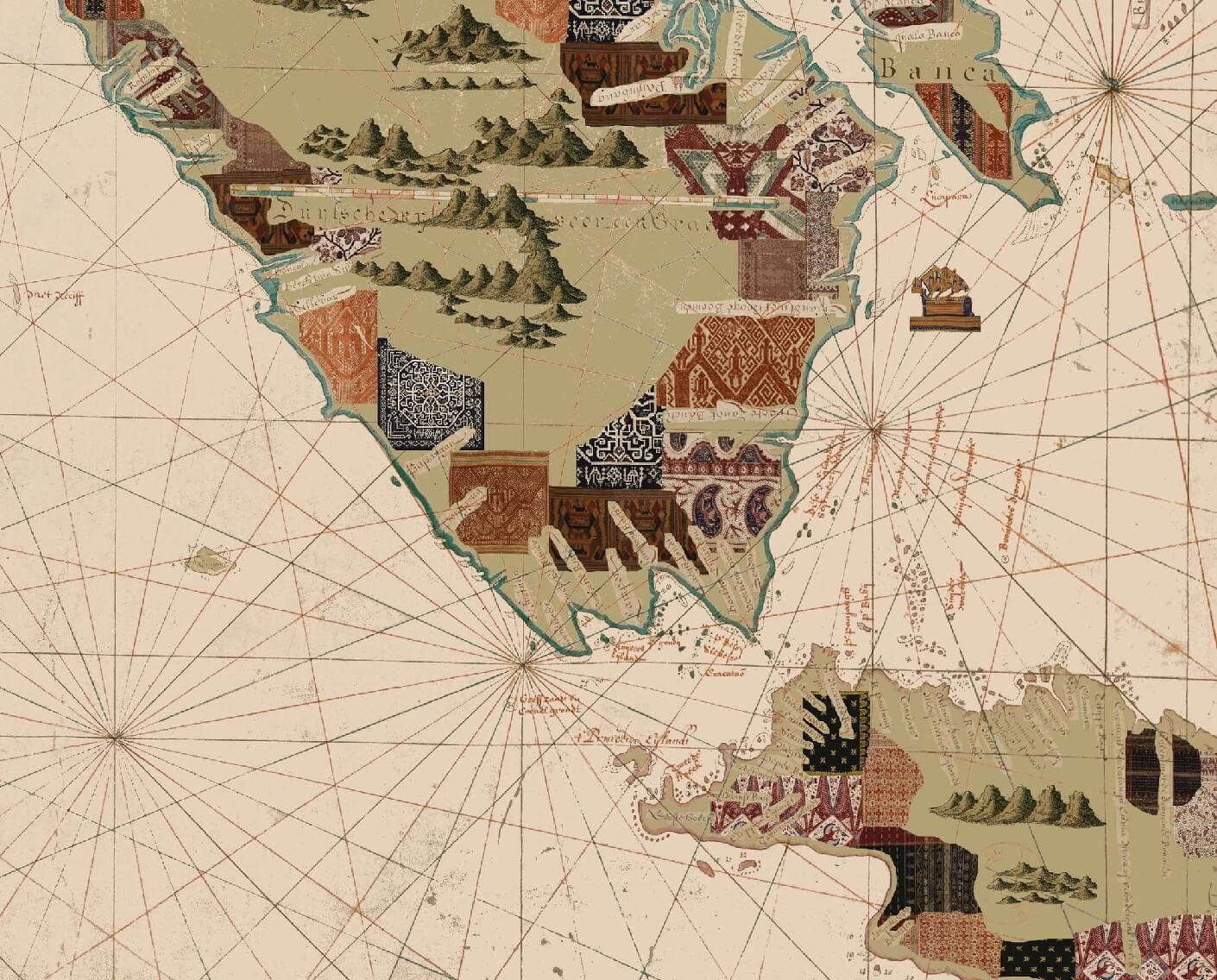 carte hollandaise de l'Indonésie : Sumatra et Java