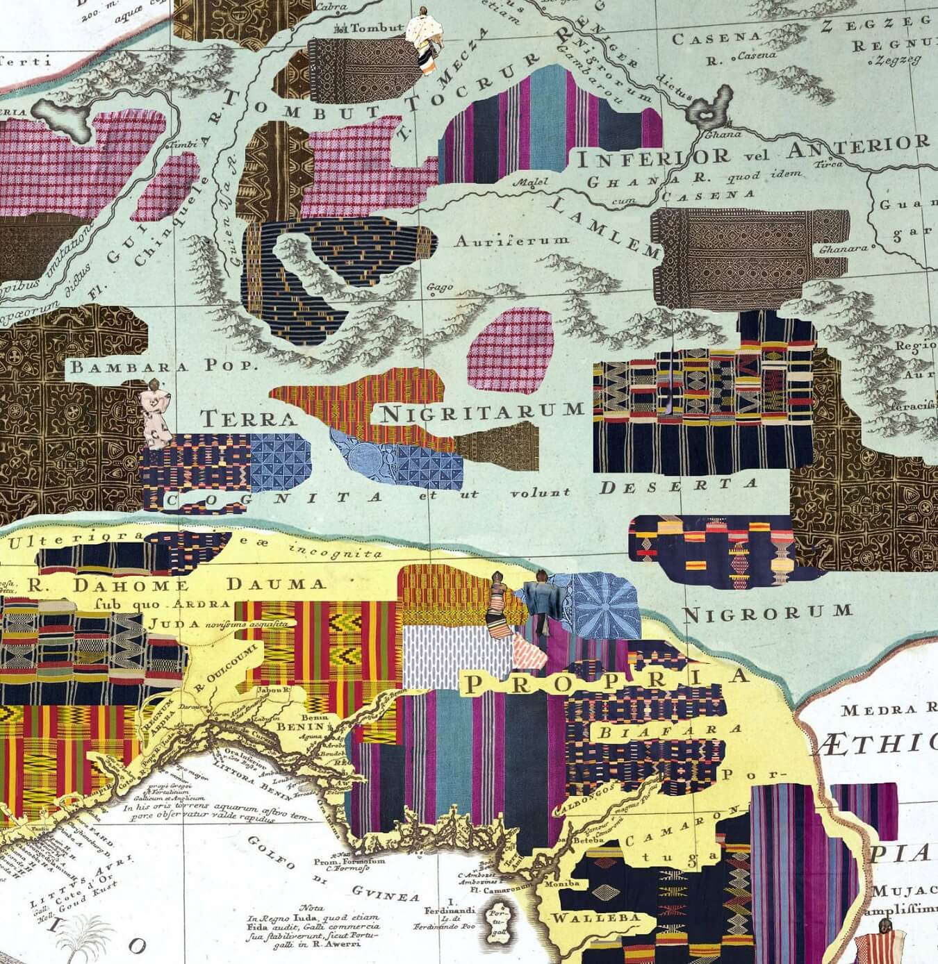 carte de Tombouctou au golfe de Guinée